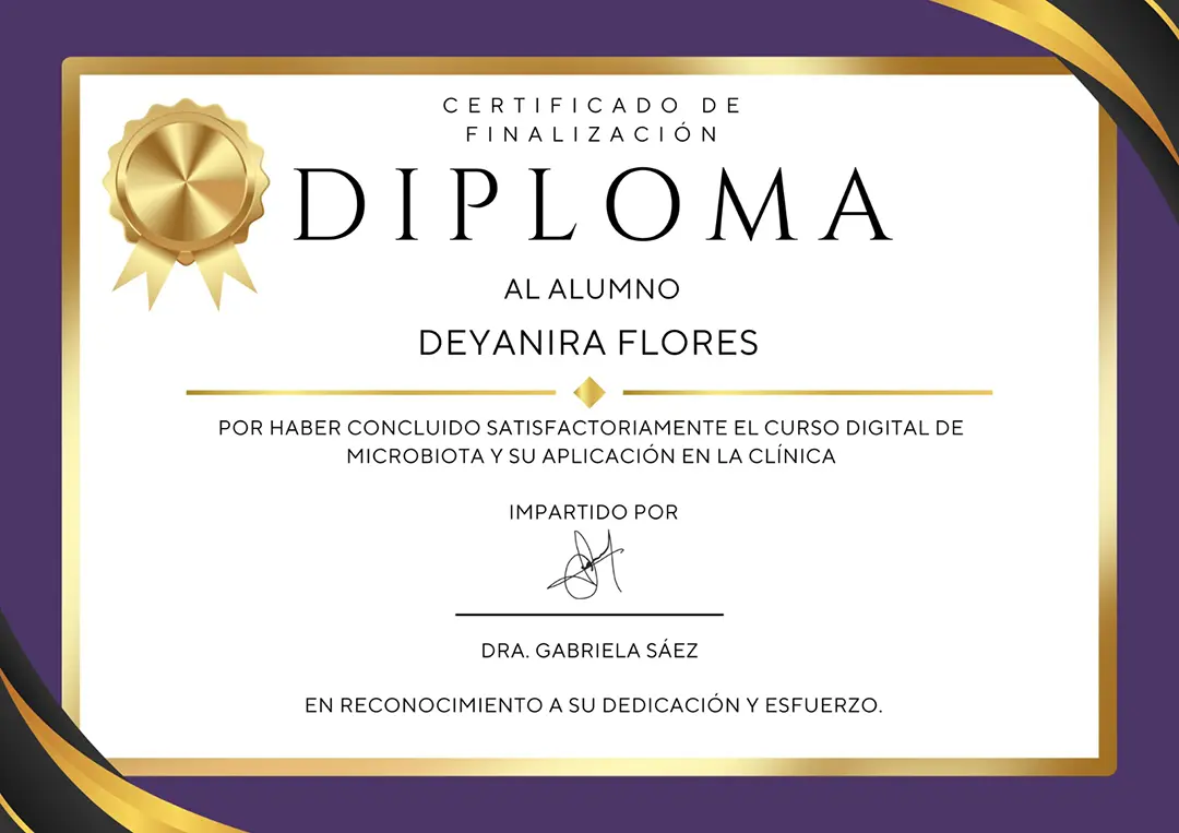 Curso Microbiota y su aplicación en la clínica - Deyanira Flores